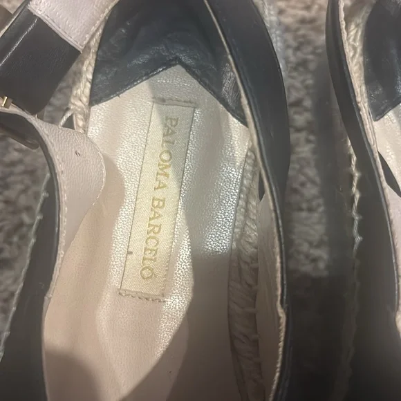 Paloma Barceló Women's Sandal Anambei Lory Nougat, Patent Black size 36 - Picture 5 of 8